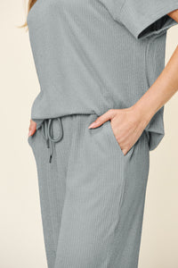 Poshli Textured Two-Piece Set