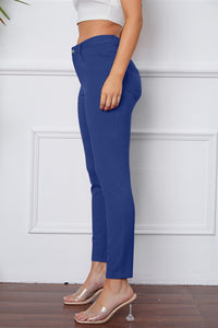 Poshli High-Stretch Pocketed Pants