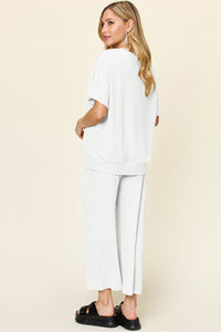 Poshli Textured Two-Piece Set