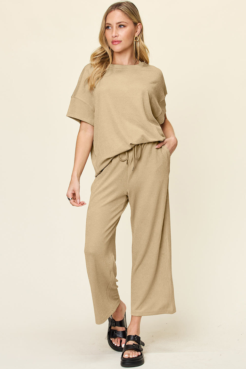 Poshli Textured Two-Piece Set