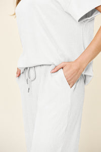 Poshli Textured Two-Piece Set