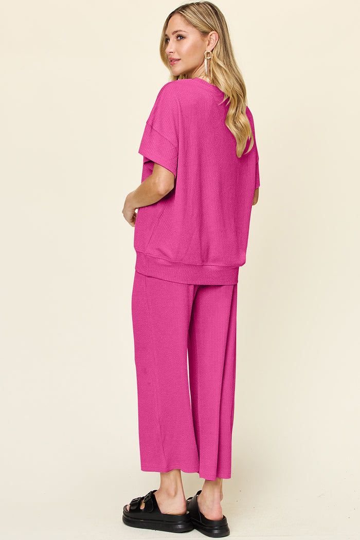 Poshli Textured Two-Piece Set