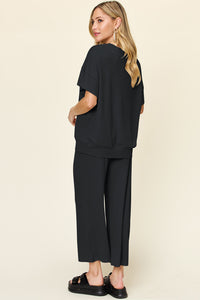 Poshli Textured Two-Piece Set