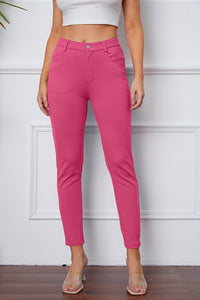 Poshli High-Stretch Pocketed Pants