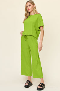Poshli Textured Two-Piece Set