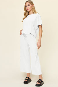 Poshli Textured Two-Piece Set