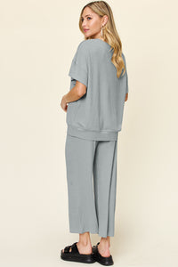 Poshli Textured Two-Piece Set