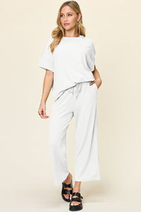 Poshli Textured Two-Piece Set