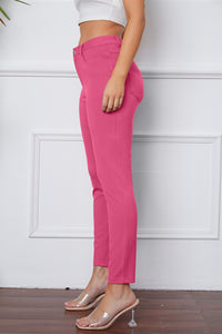 Poshli High-Stretch Pocketed Pants