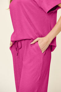 Poshli Textured Two-Piece Set