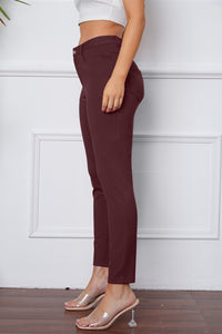 Poshli High-Stretch Pocketed Pants