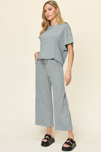 Poshli Textured Two-Piece Set