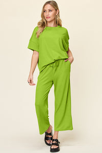 Poshli Textured Two-Piece Set