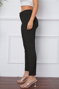 Poshli High-Stretch Pocketed Pants