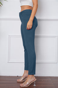 Poshli High-Stretch Pocketed Pants