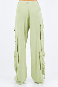 Urban Breeze Linen Cargo Pants