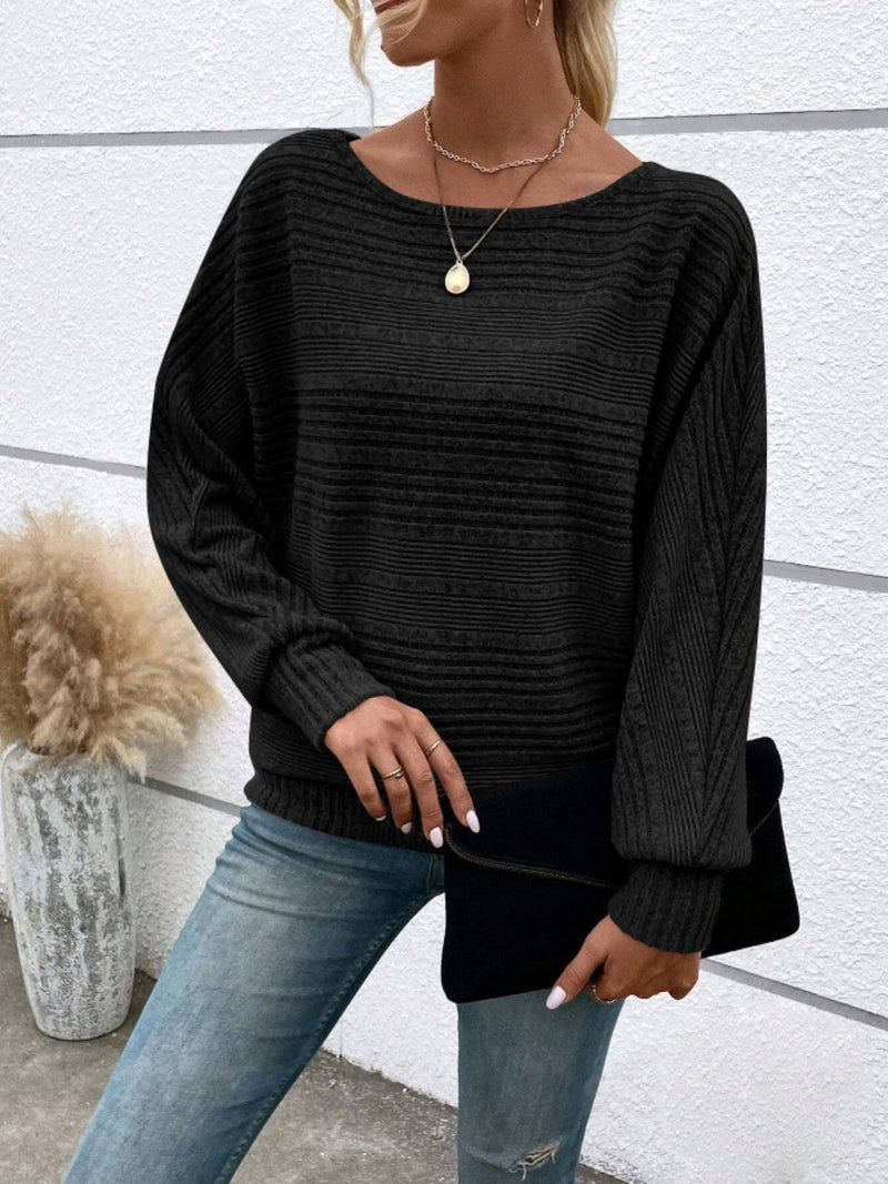 Everly Ribbed Luxe Pullover