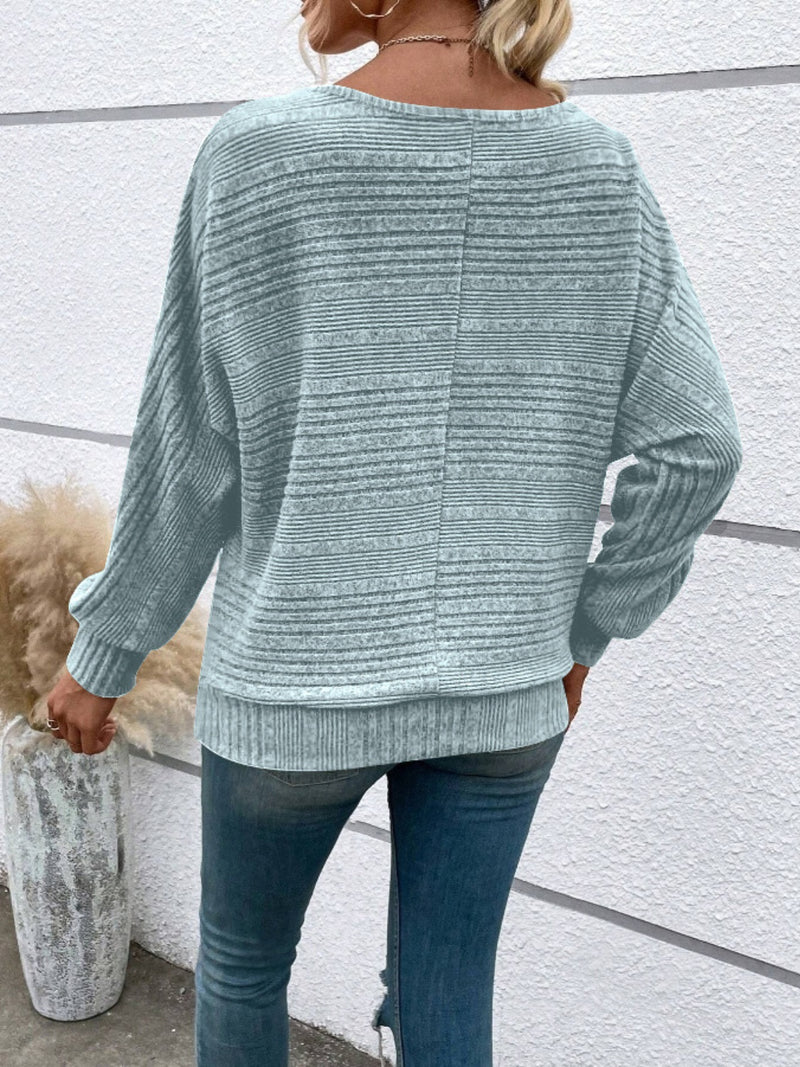 Everly Ribbed Luxe Pullover