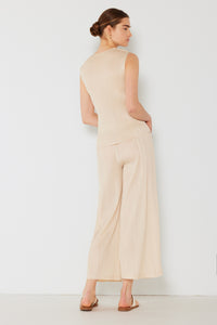 Marina West Elegance Pleated Wide-Leg Pants