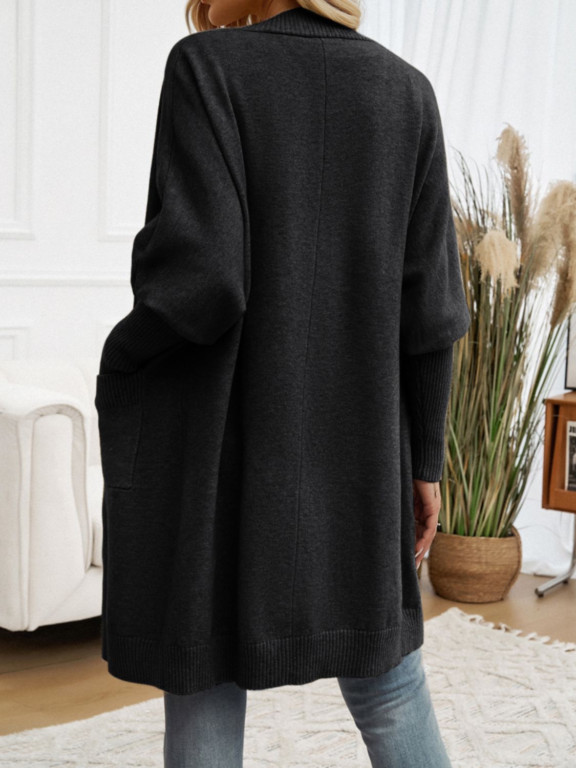 Cozy Pocketed Longline Cardigan