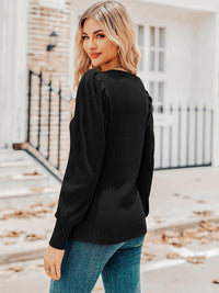 Reverie V-Neck Long Sleeve Top