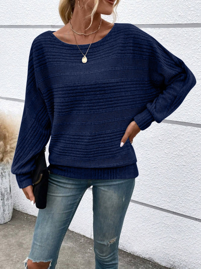 Everly Ribbed Luxe Pullover