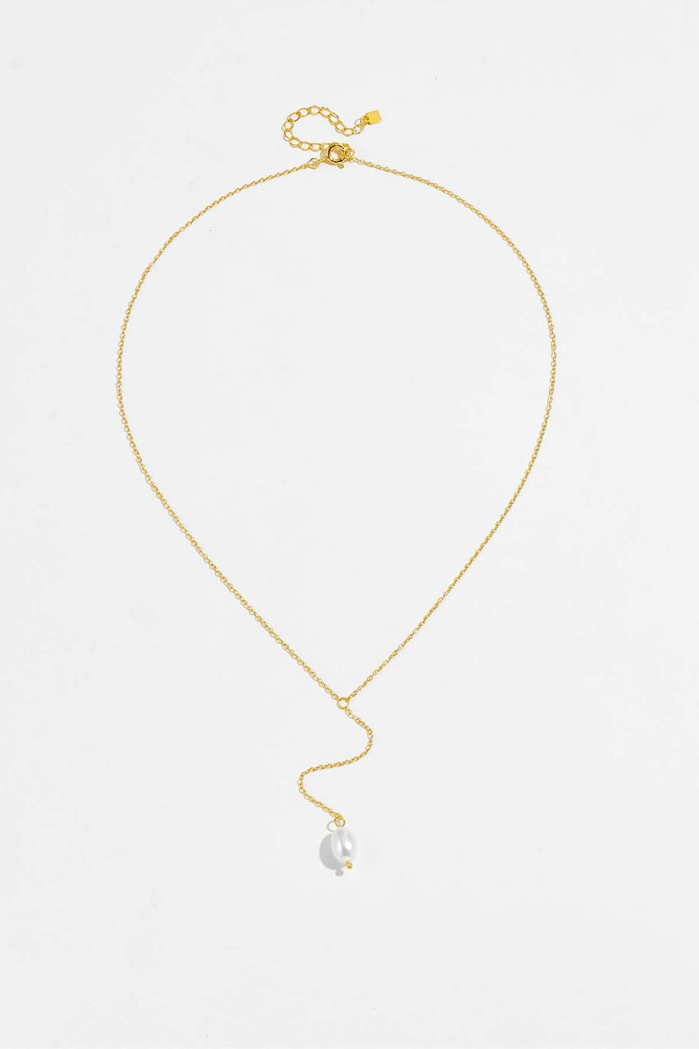 Luminous Elegance Pearl Drop Necklace