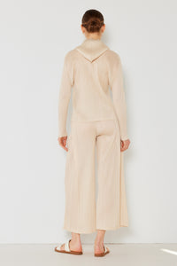 Marina West Elegance Pleated Wide-Leg Pants