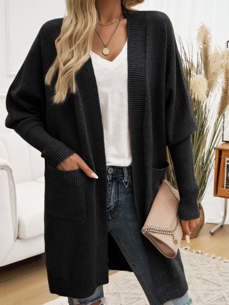 Cozy Pocketed Longline Cardigan