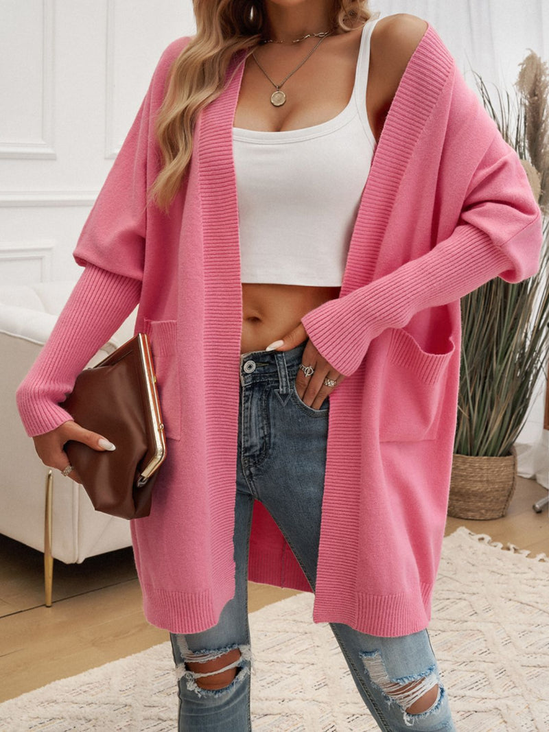 Cozy Pocketed Longline Cardigan