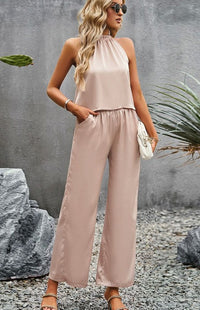 Satin Ease Halter Set