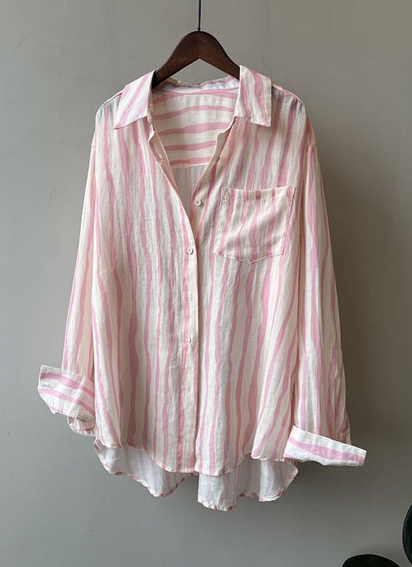 City Lines Striped Button-Down Shirt