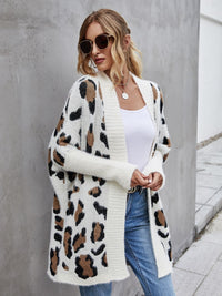 Wildly Chic Leopard Fuzzy Cardigan