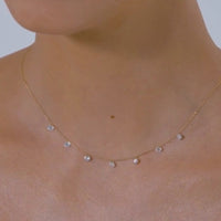 Celestial Sparkle Rhinestone Necklace