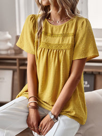 Sunshine Lace Detail Top