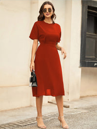 Timeless Elegance Midi Dress