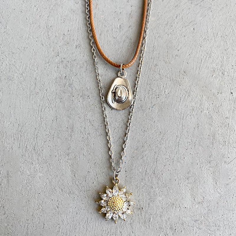 Sunlit Blossom Layered Necklace