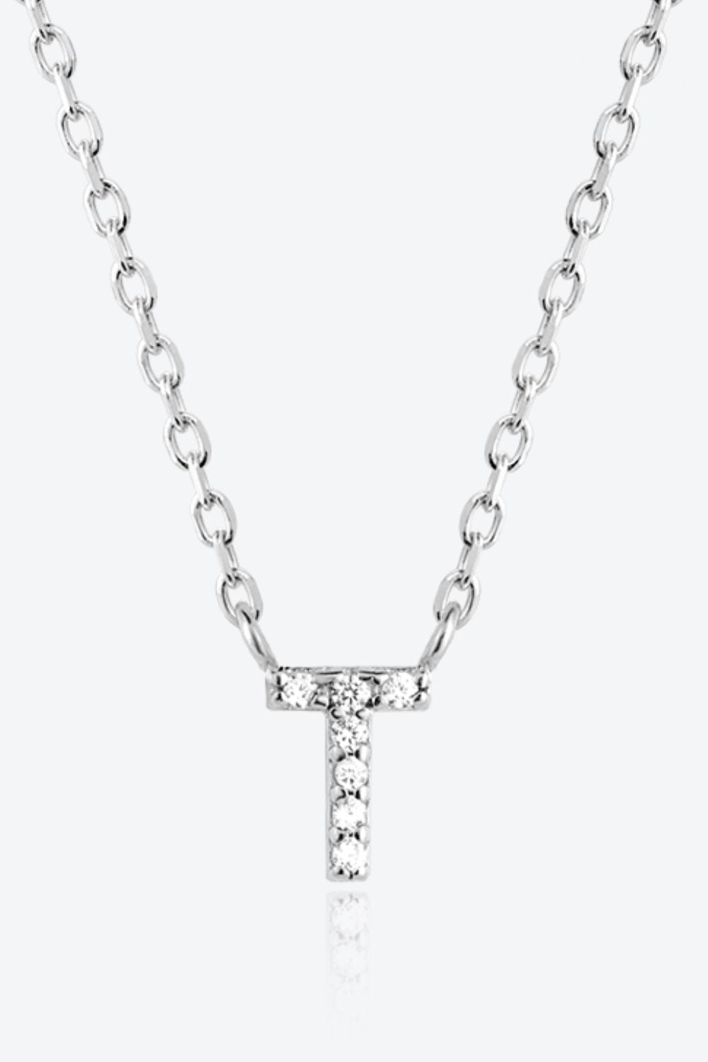 Q to U Quintessence Circle Zircon Sterling Necklace