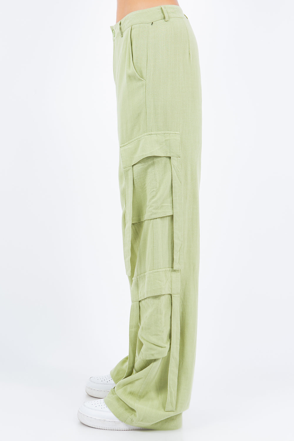 Urban Breeze Linen Cargo Pants