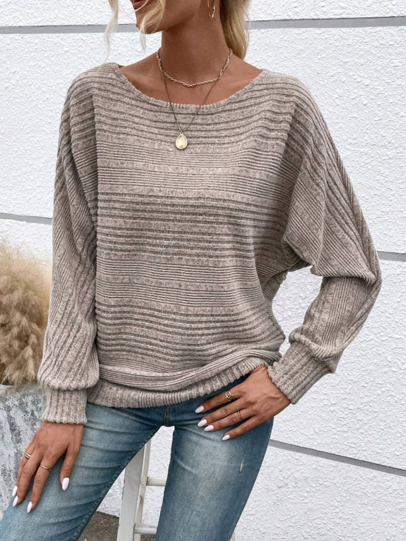 Everly Ribbed Luxe Pullover