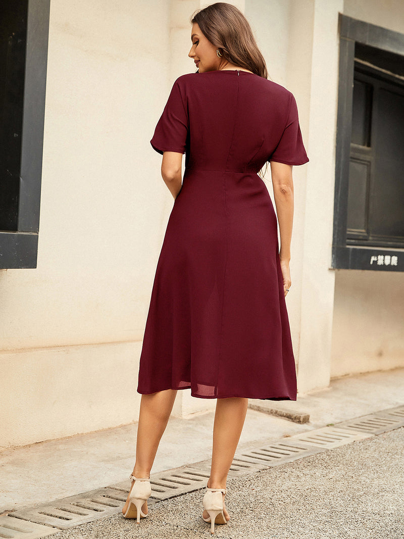 Timeless Elegance Midi Dress