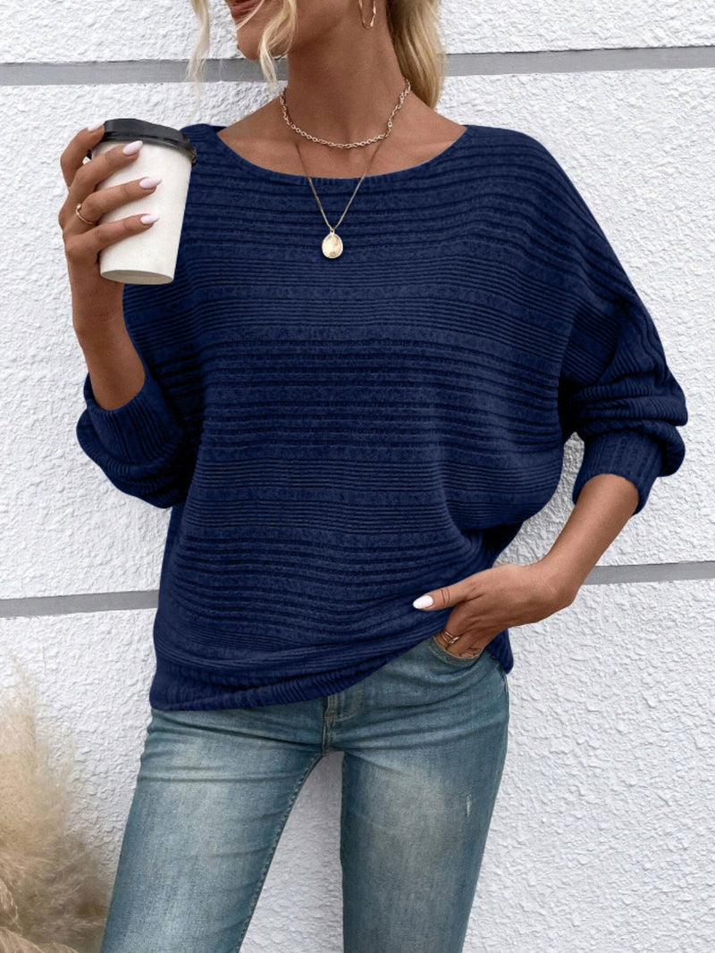 Everly Ribbed Luxe Pullover