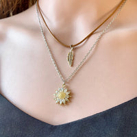 Sunlit Blossom Layered Necklace