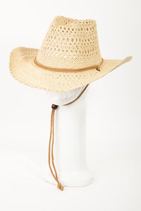 Elegance Afield Straw Hat with Rope Strap