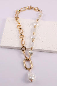 Elegant Allure Freshwater Pearl Necklace