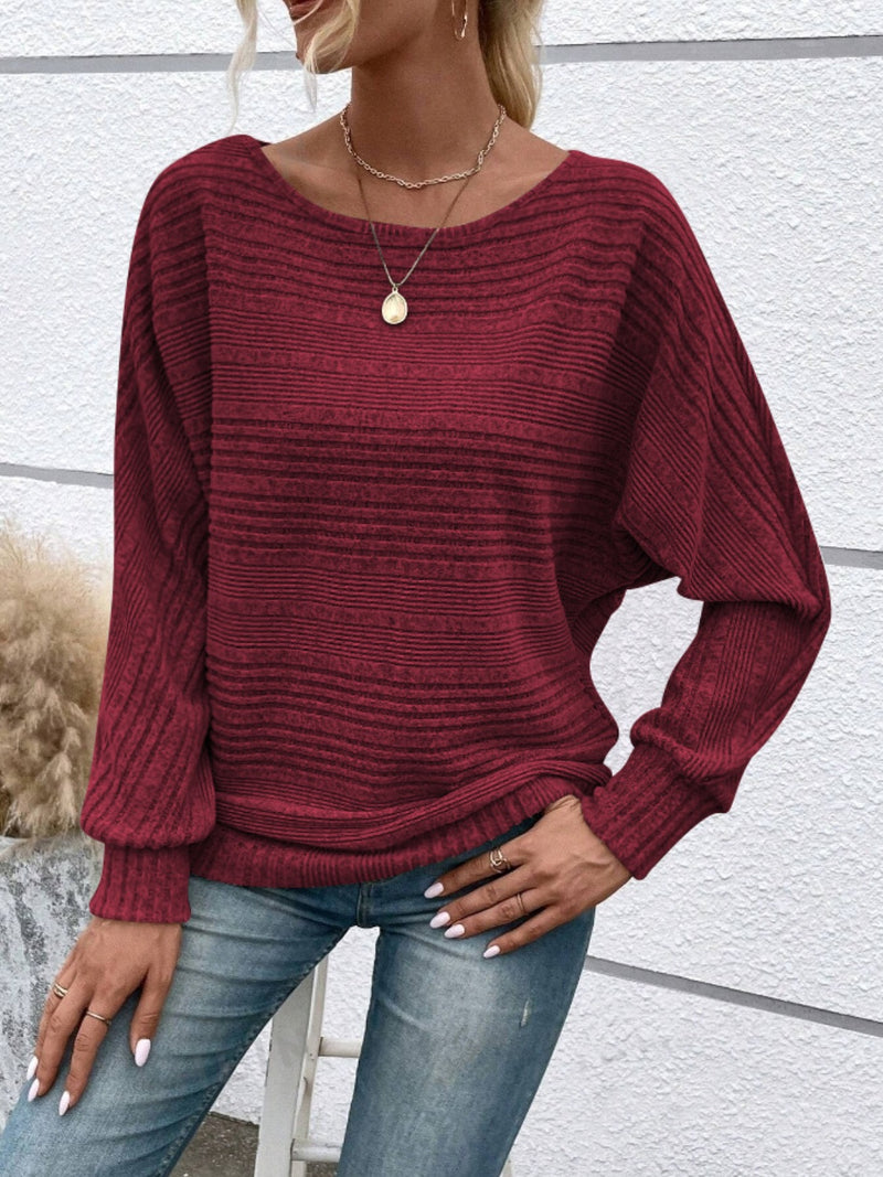 Everly Ribbed Luxe Pullover