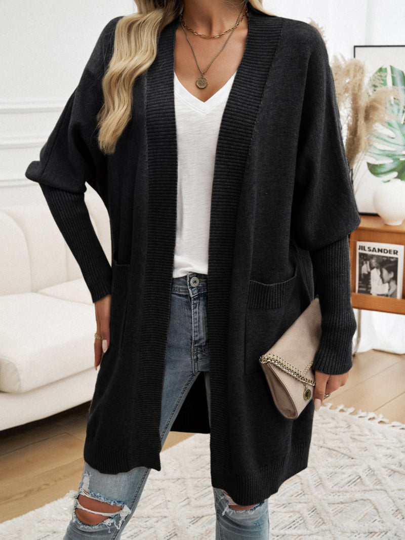 Cozy Pocketed Longline Cardigan