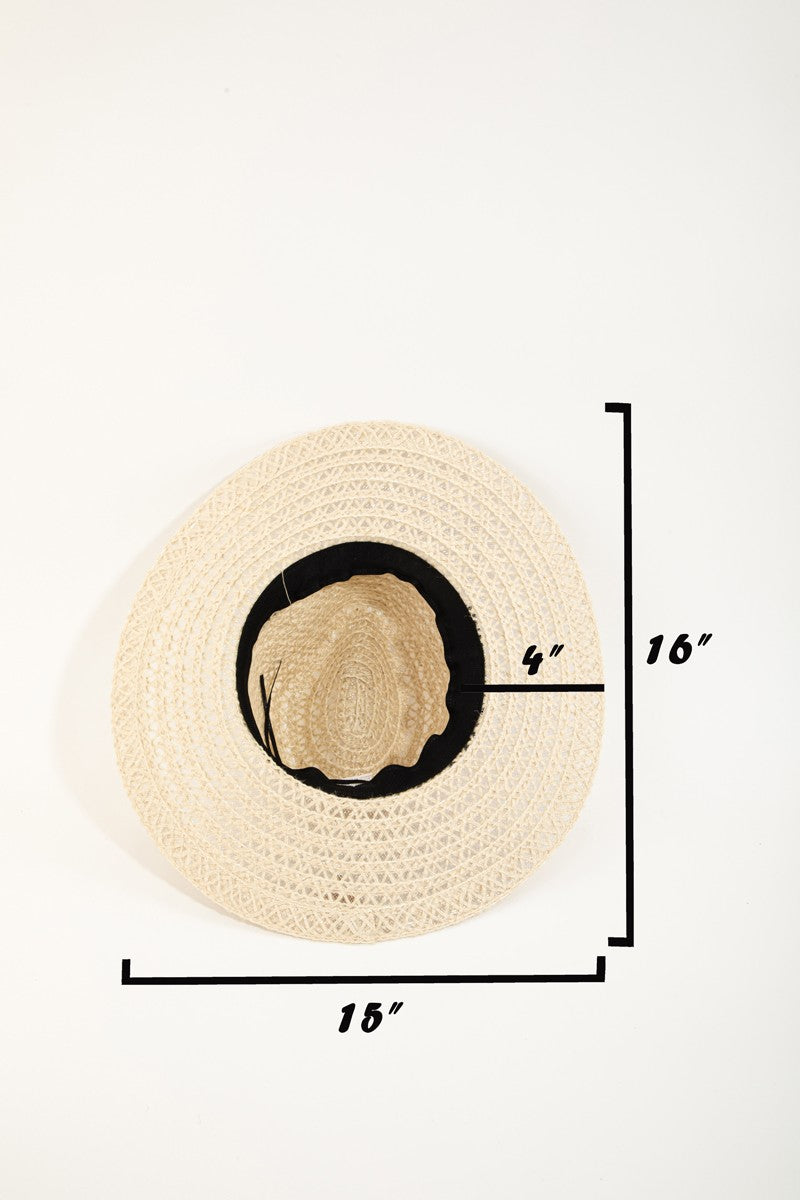 Sunkissed Elegance Wide Brim Hat