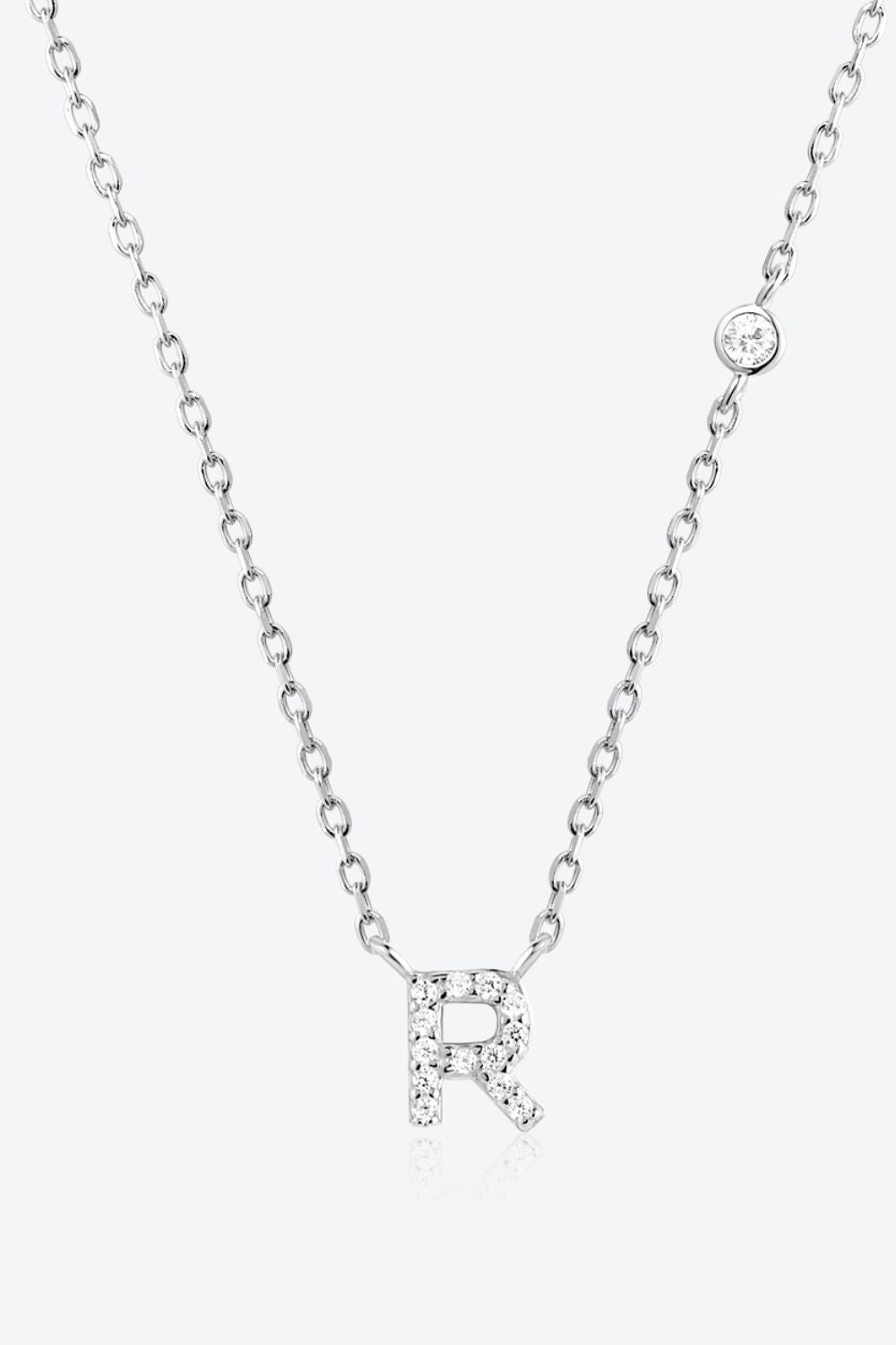 Q to U Quintessence Circle Zircon Sterling Necklace