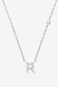 Q to U Quintessence Circle Zircon Sterling Necklace